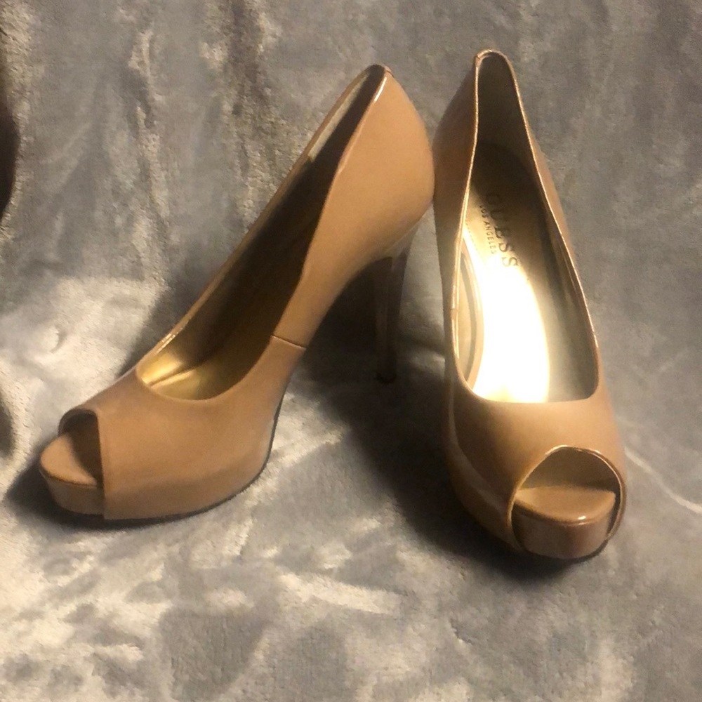 Guess Peep Toe Pumps